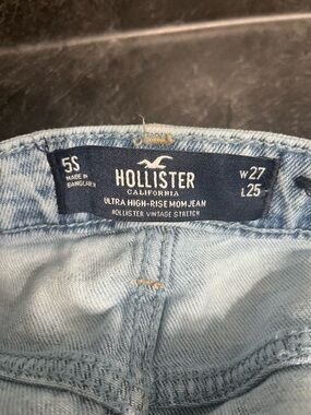 Hollister Light Blue Slim Straight Jeans